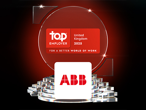 ABB is recognised as a Top Employer in the UK for 2025