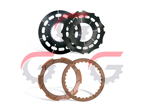 Transmission clutches and brake plates