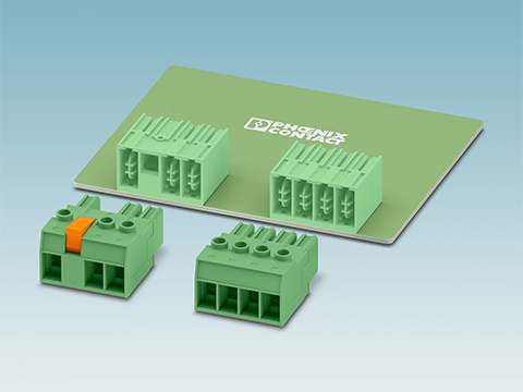 Touch-protected PCB connectors with screw connection