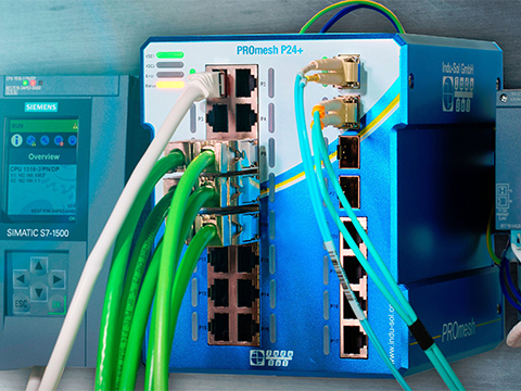 Industrial Ethernet switch delivers complete network transparency