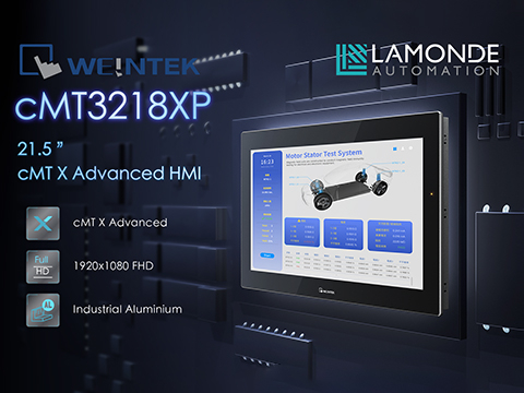 Lamonde Automation introduces new HMI from Weintek