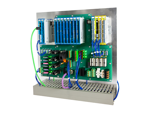 I/O electronics for customised circuit boards